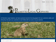 Tablet Screenshot of palmettolegalgophers.com